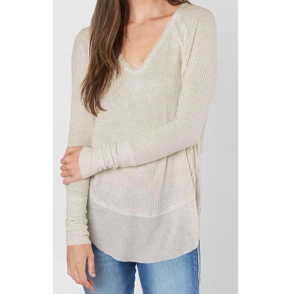 NWT Free People We the Free Catalina Thermal Top - Cream